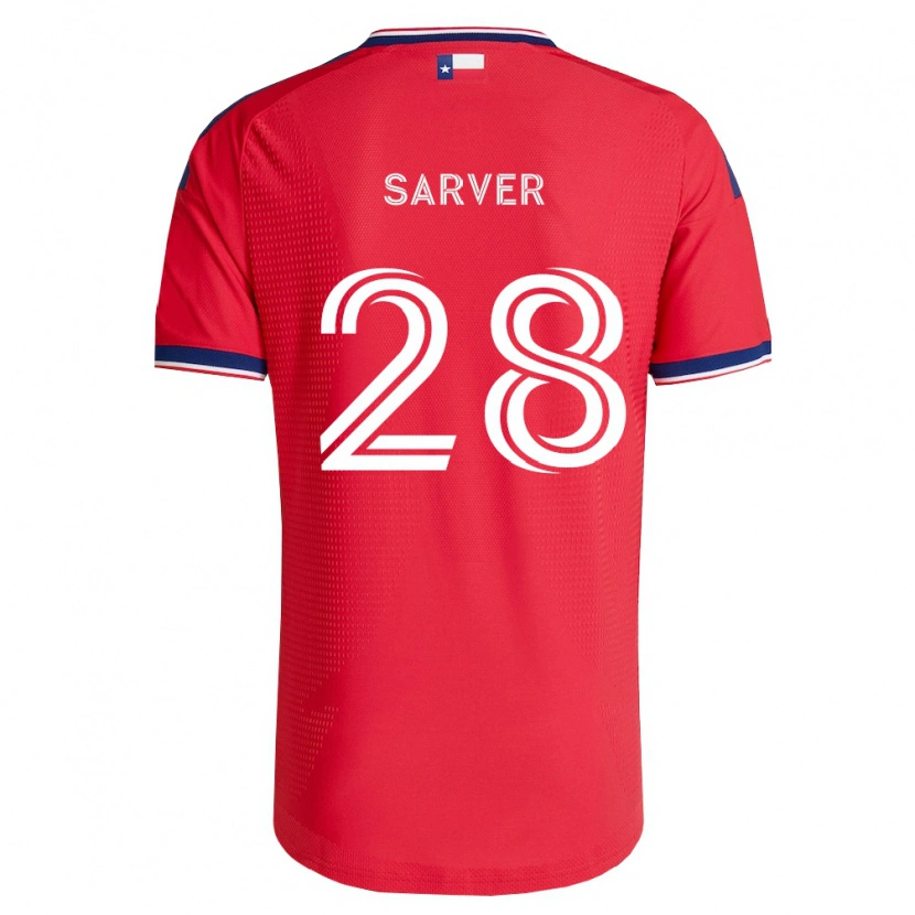 Danxen Kinder Sam Sarver #28 Rot Blau Weiß Heimtrikot Trikot 2026/27 T-Shirt Österreich