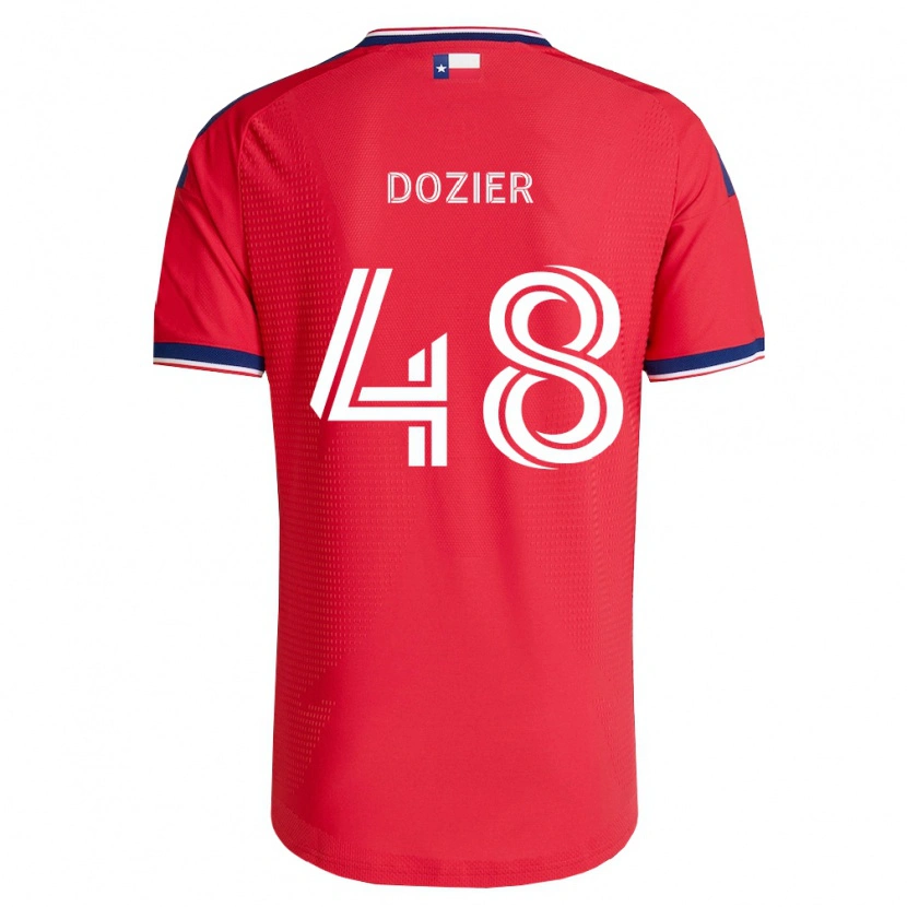 Danxen Kinder Jonathon Dozier #48 Rot Blau Weiß Heimtrikot Trikot 2026/27 T-Shirt Österreich