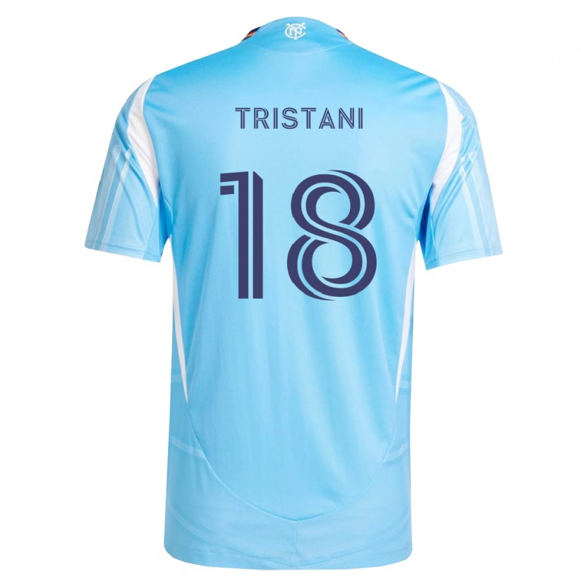 Danxen Kinder Cosimo Tristani #18 Himmelblau Weiß Heimtrikot Trikot 2026/27 T-Shirt Österreich