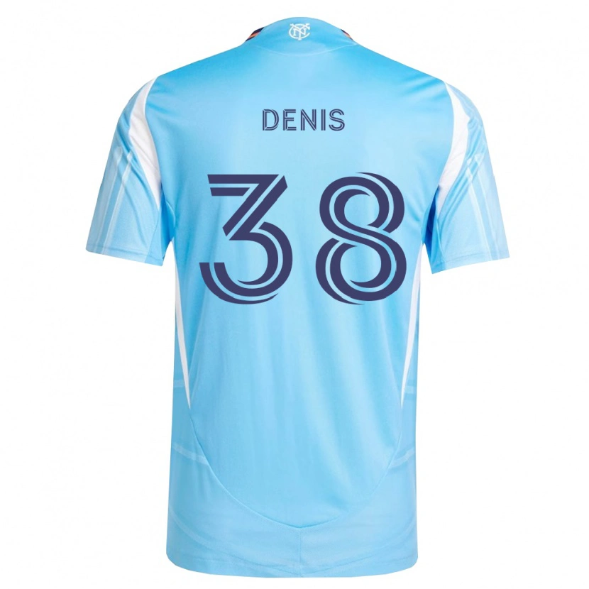 Danxen Kinder John Denis #38 Himmelblau Weiß Heimtrikot Trikot 2026/27 T-Shirt Österreich