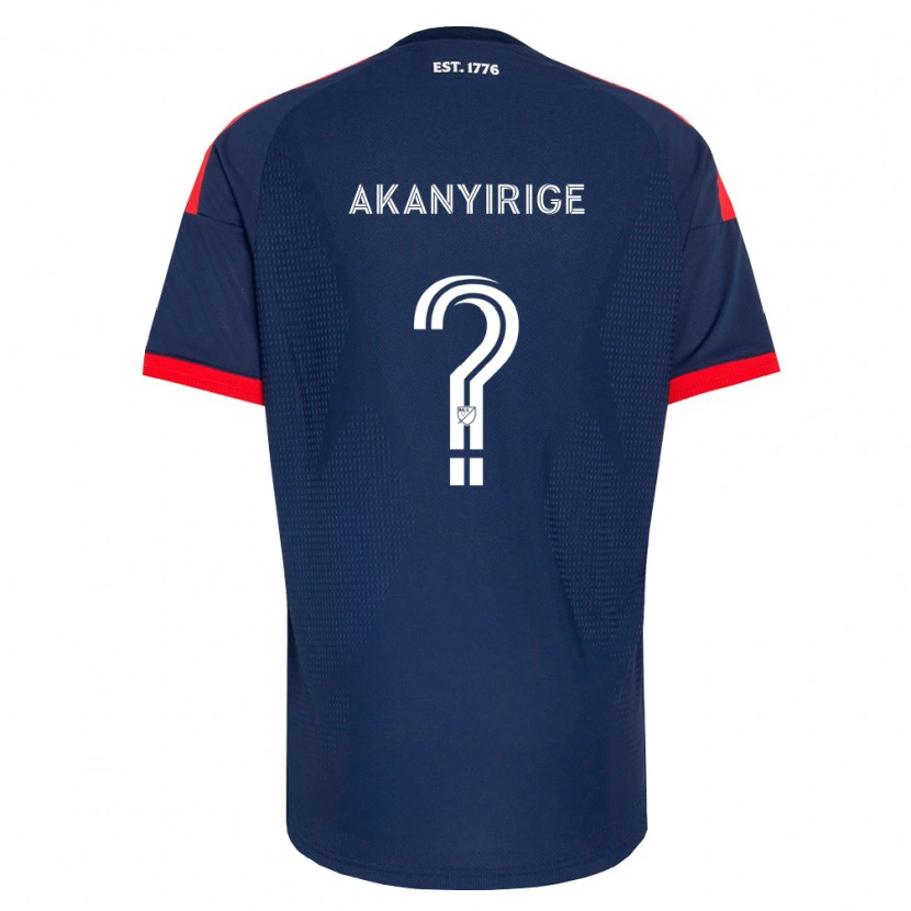 Danxen Kinder Jacob Akanyirige #0 Königsblau Rot Weiß Heimtrikot Trikot 2026/27 T-Shirt Österreich