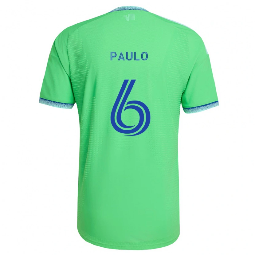 Danxen Kinder João Paulo #6 Grün Hellblau Heimtrikot Trikot 2026/27 T-Shirt Österreich