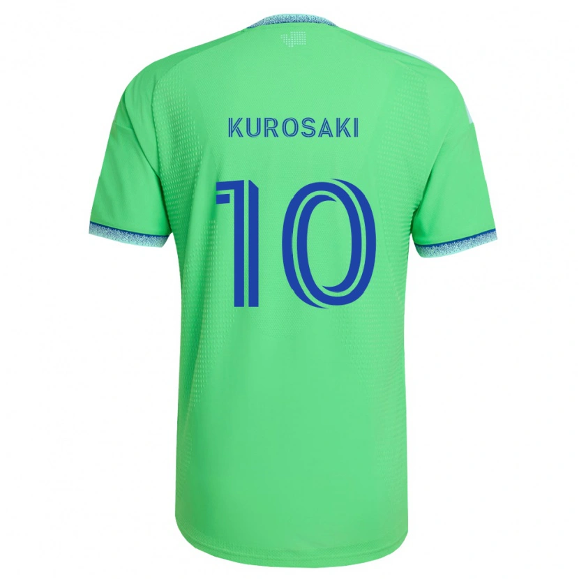 Danxen Kinder Yuuka Kurosaki #10 Grün Hellblau Heimtrikot Trikot 2026/27 T-Shirt Österreich