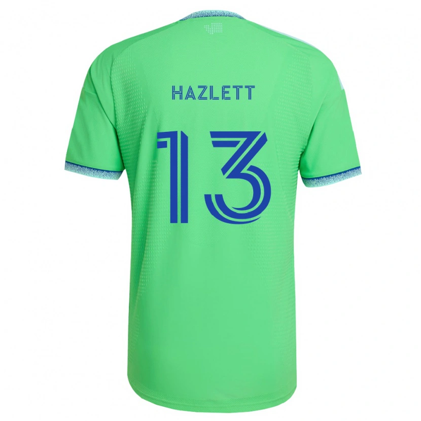 Danxen Kinder Kimberly Hazlett #13 Grün Hellblau Heimtrikot Trikot 2026/27 T-Shirt Österreich