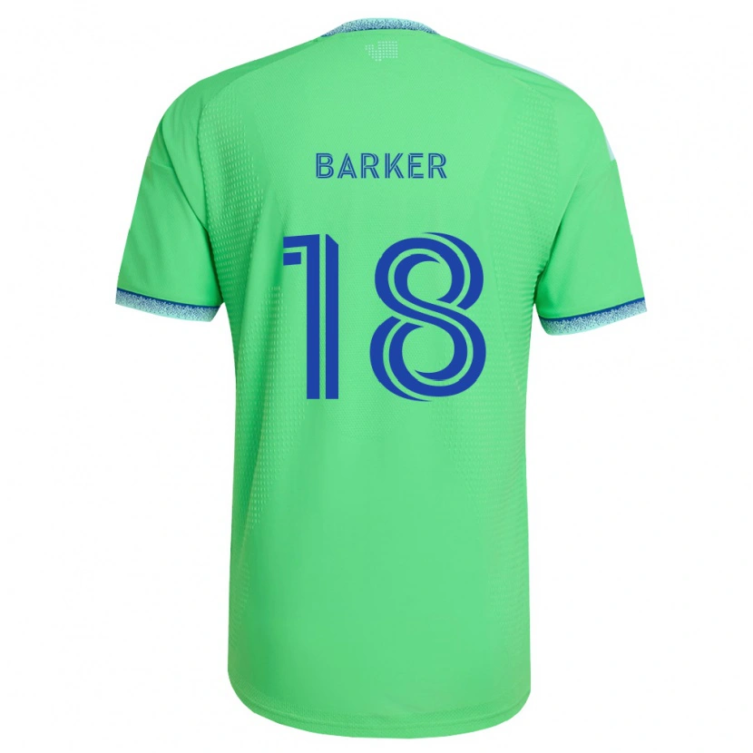 Danxen Kinder Alicia Barker #18 Grün Hellblau Heimtrikot Trikot 2026/27 T-Shirt Österreich