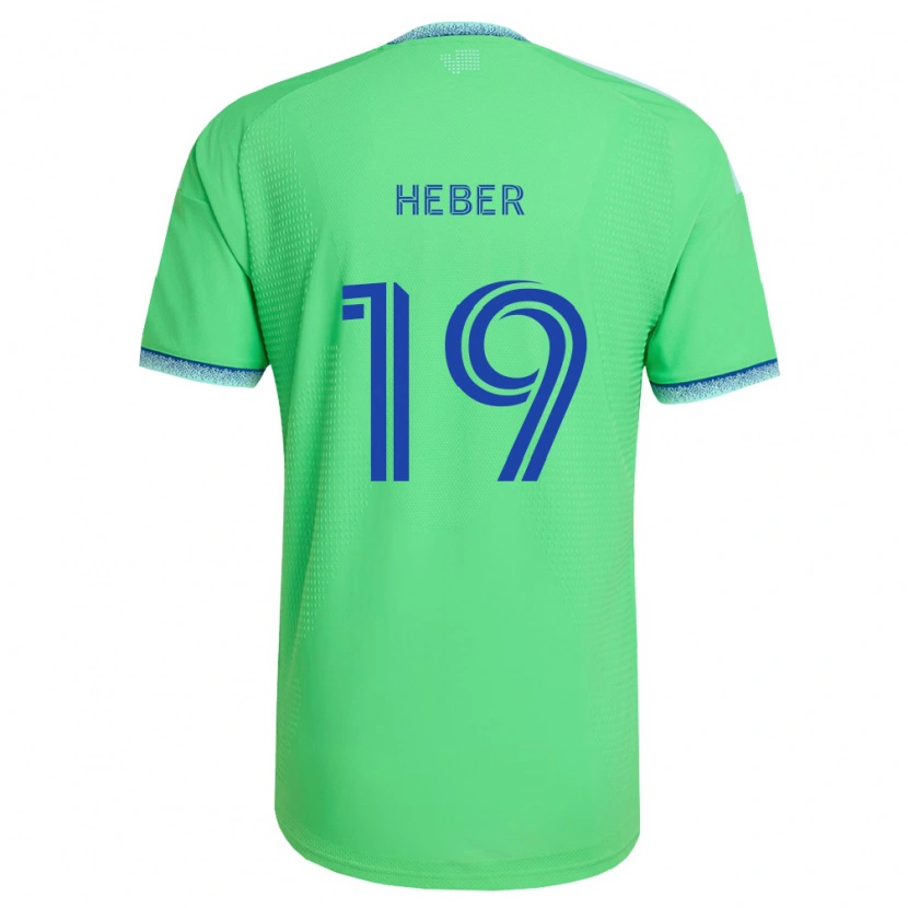 Danxen Kinder Héber #19 Grün Hellblau Heimtrikot Trikot 2026/27 T-Shirt Österreich