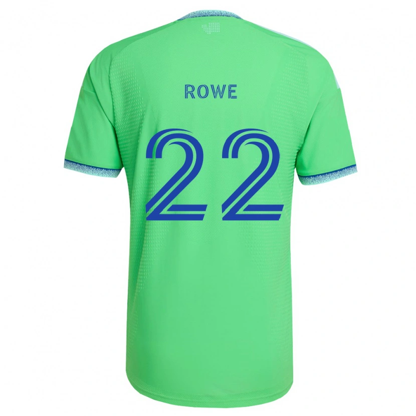 Danxen Kinder Kelyn Rowe #22 Grün Hellblau Heimtrikot Trikot 2026/27 T-Shirt Österreich