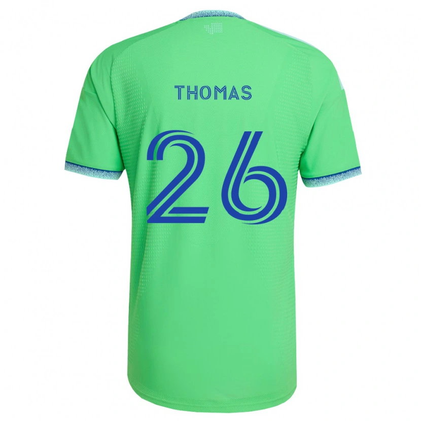 Danxen Kinder Andrew Thomas #26 Grün Hellblau Heimtrikot Trikot 2026/27 T-Shirt Österreich