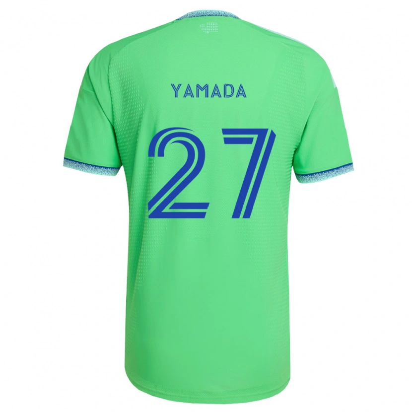 Danxen Kinder Hikari Yamada #27 Grün Hellblau Heimtrikot Trikot 2026/27 T-Shirt Österreich