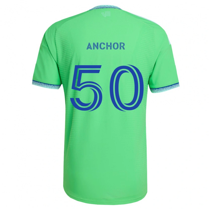 Danxen Kinder Max Anchor #50 Grün Hellblau Heimtrikot Trikot 2026/27 T-Shirt Österreich