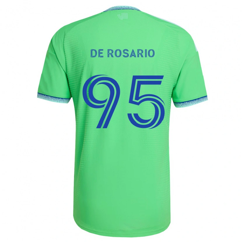 Danxen Kinder Osaze De Rosario #95 Grün Hellblau Heimtrikot Trikot 2026/27 T-Shirt Österreich