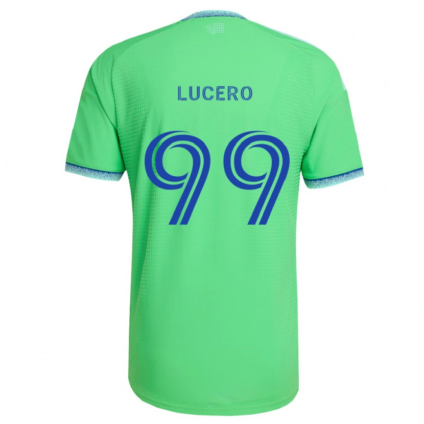 Danxen Kinder Landon Lucero #99 Grün Hellblau Heimtrikot Trikot 2026/27 T-Shirt Österreich