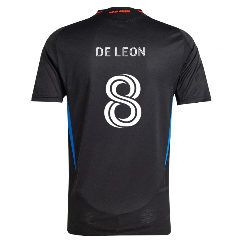 Danxen Kinder Brandon De Leon #8 Blau Weiß Schwarz Heimtrikot Trikot 2026/27 T-Shirt Österreich