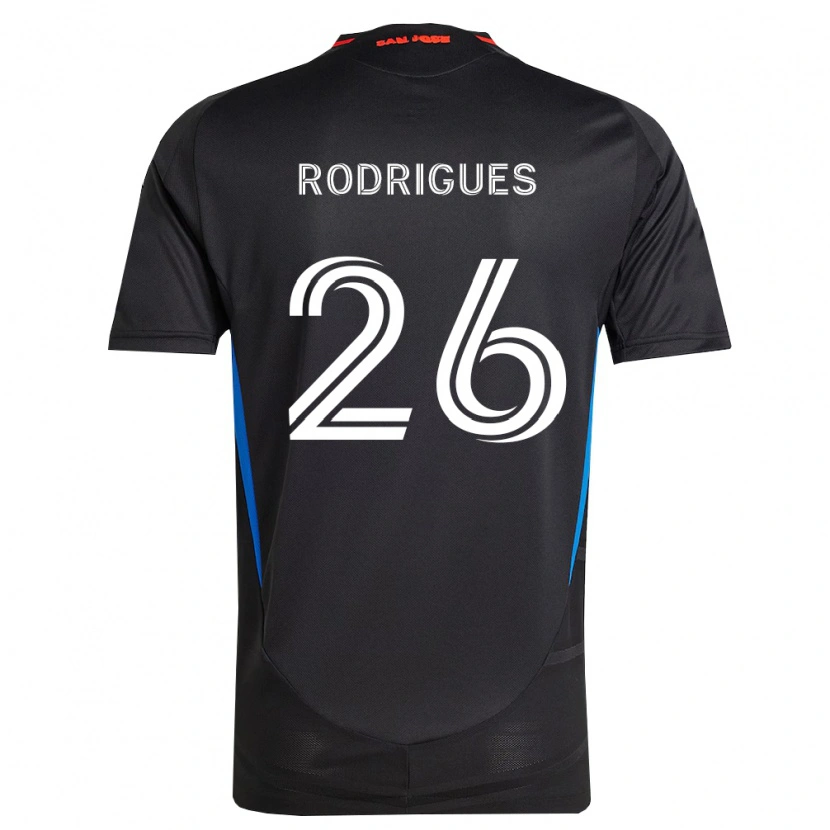 Danxen Kinder Rodrigues #26 Blau Weiß Schwarz Heimtrikot Trikot 2026/27 T-Shirt Österreich