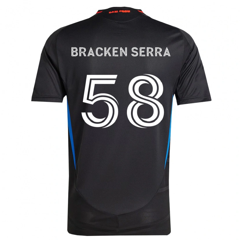 Danxen Kinder Gabriel Bracken Serra #58 Blau Weiß Schwarz Heimtrikot Trikot 2026/27 T-Shirt Österreich