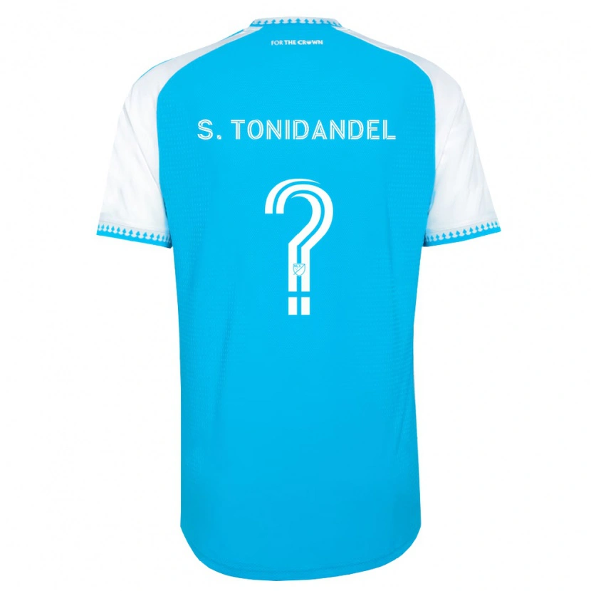 Danxen Kinder Simon Tonidandel #0 Himmelblau Weiß Schwarz Heimtrikot Trikot 2026/27 T-Shirt Österreich