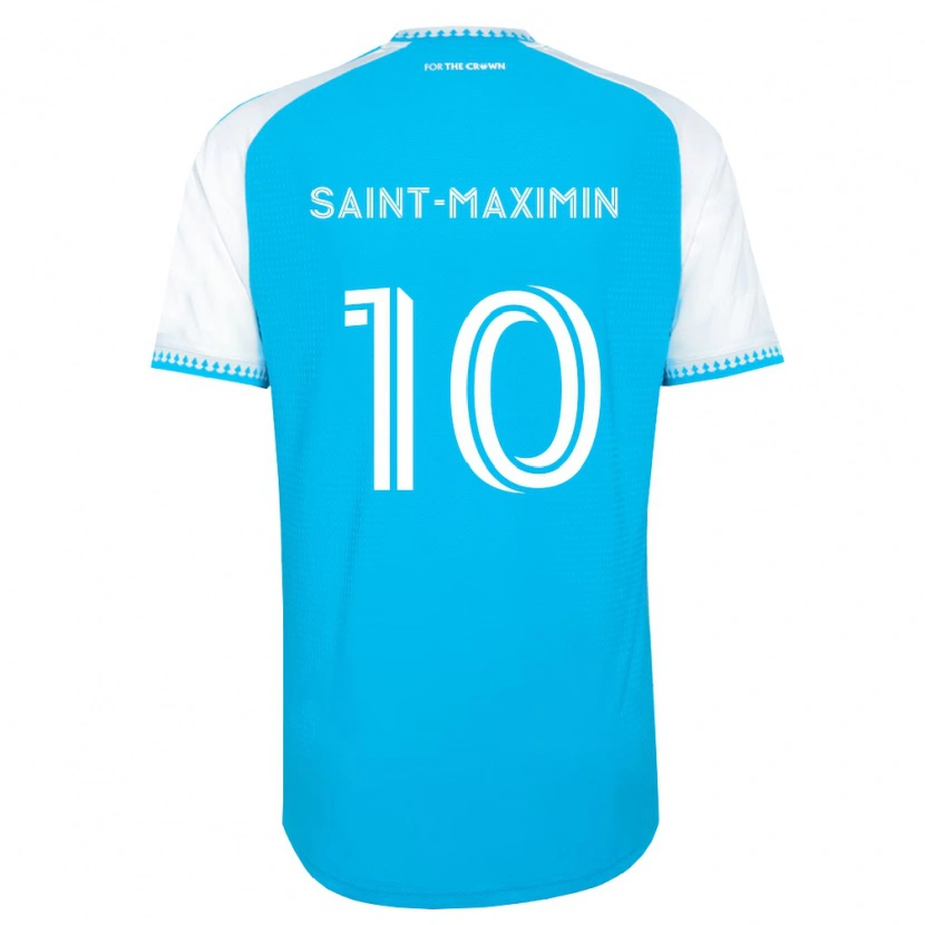 Danxen Kinder Allan Saint-Maximin #10 Himmelblau Weiß Schwarz Heimtrikot Trikot 2026/27 T-Shirt Österreich