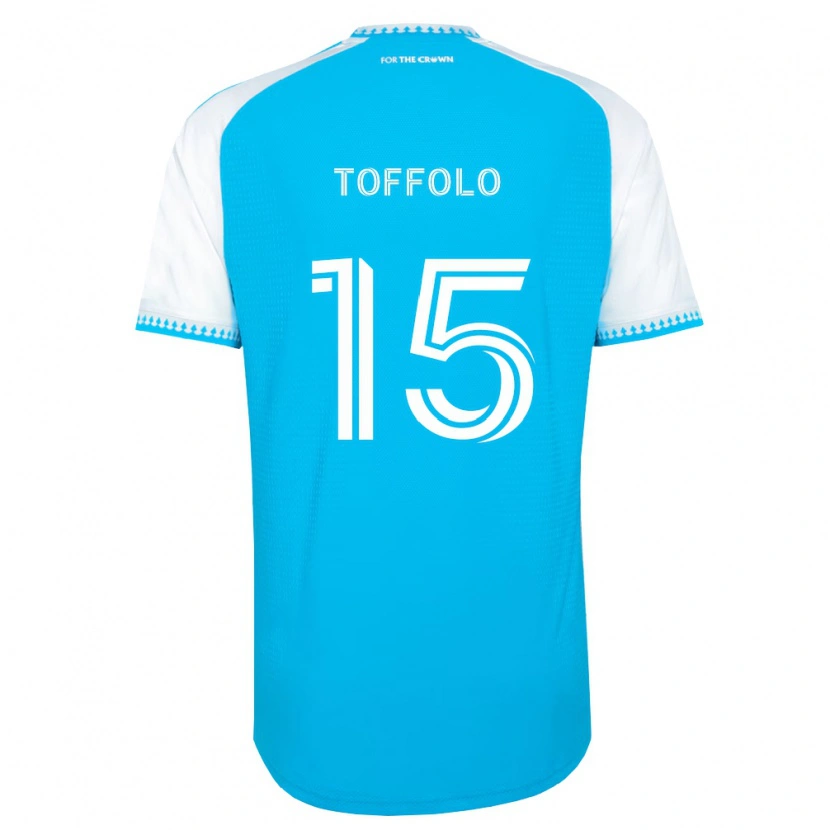 Danxen Kinder Harry Toffolo #15 Himmelblau Weiß Schwarz Heimtrikot Trikot 2026/27 T-Shirt Österreich