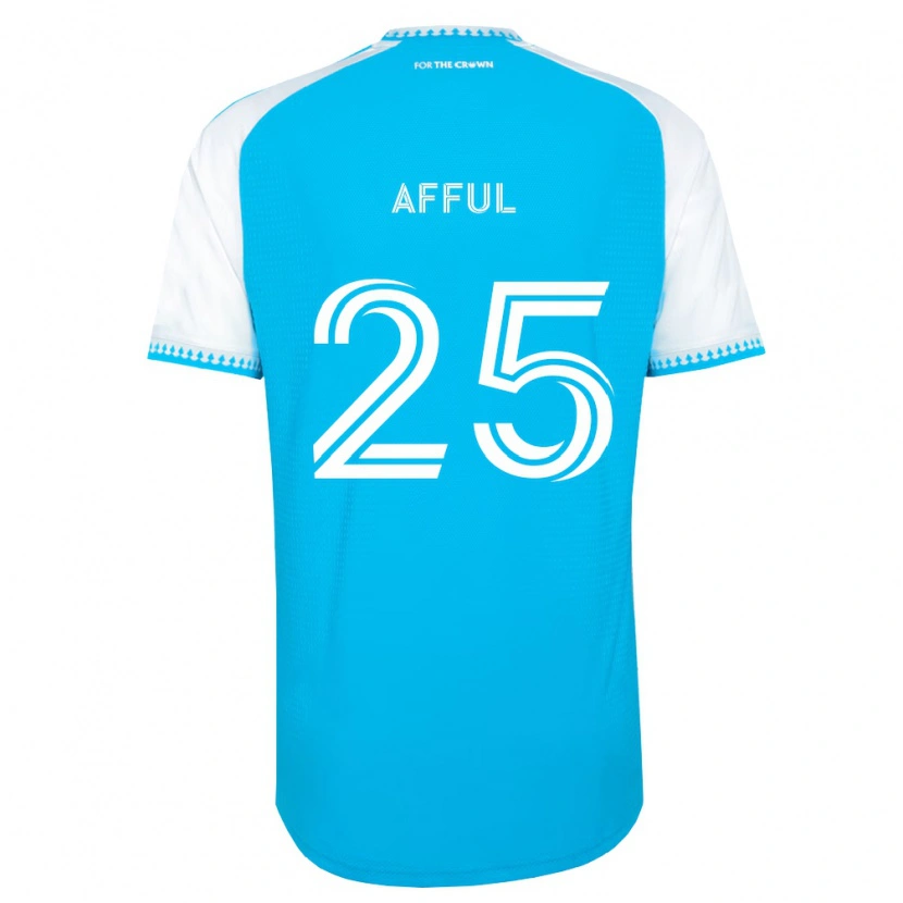 Danxen Kinder Harrison Afful #25 Himmelblau Weiß Schwarz Heimtrikot Trikot 2026/27 T-Shirt Österreich