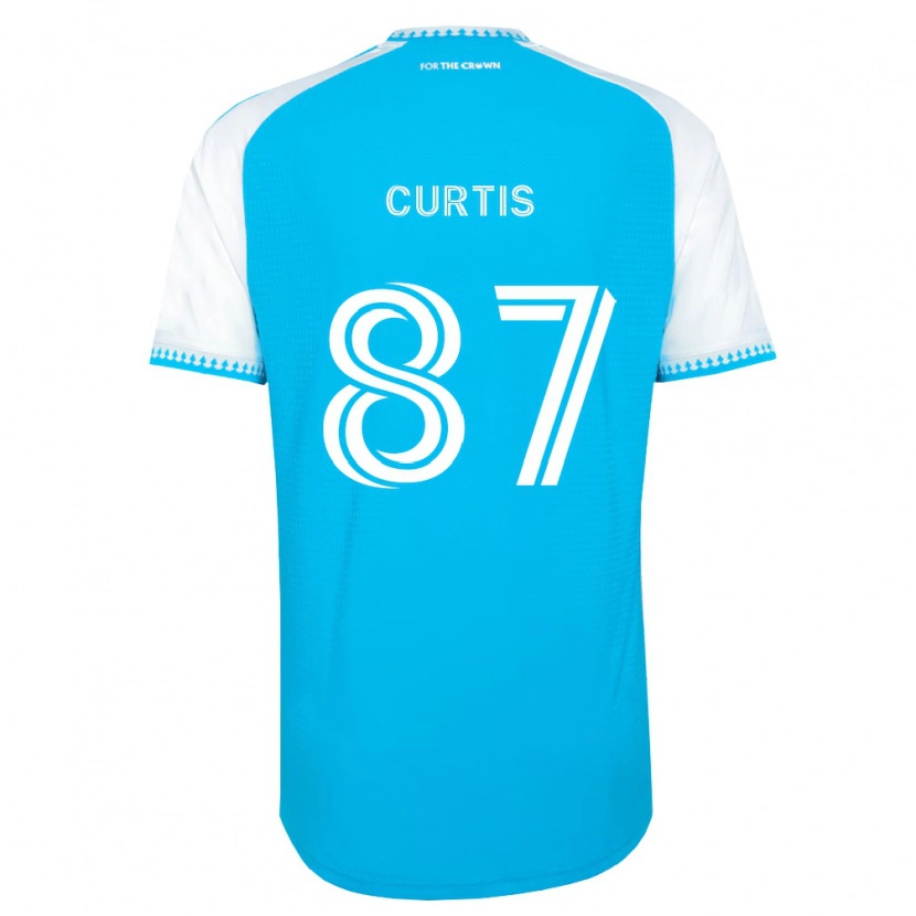 Danxen Kinder Ethan Curtis #87 Himmelblau Weiß Schwarz Heimtrikot Trikot 2026/27 T-Shirt Österreich