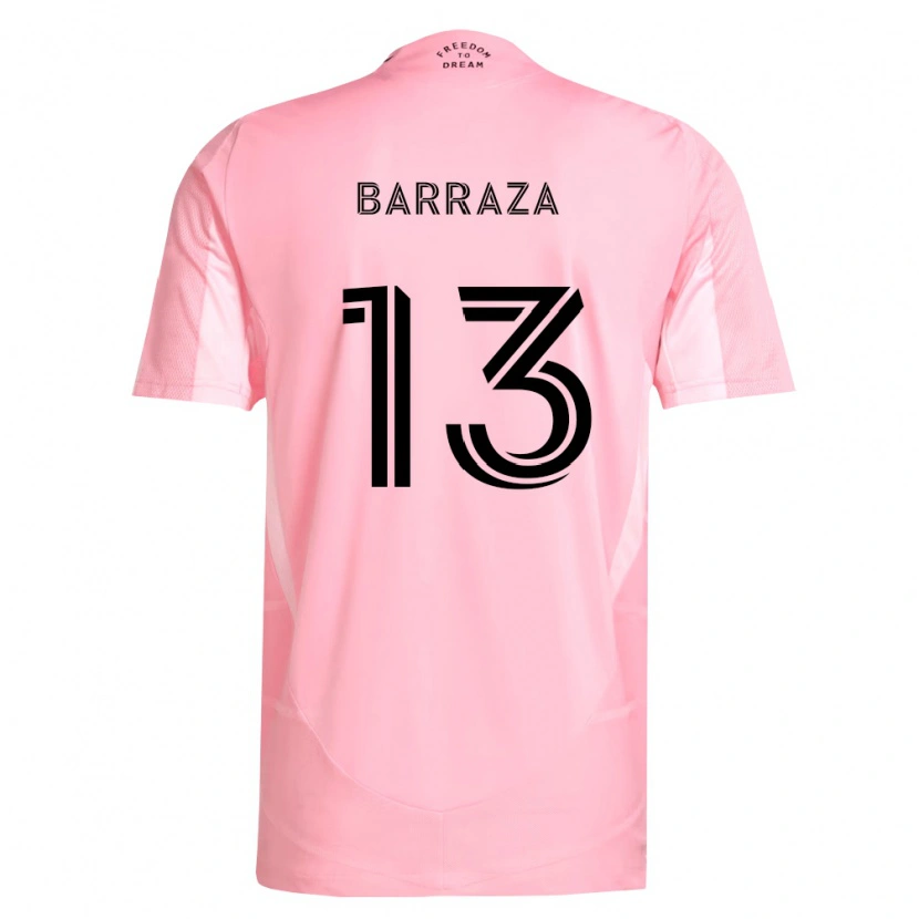 Danxen Kinder Luis Barraza #13 Pink Schwarz Heimtrikot Trikot 2026/27 T-Shirt Österreich