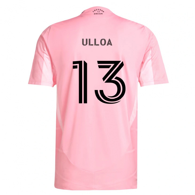 Danxen Kinder Víctor Ulloa #13 Pink Schwarz Heimtrikot Trikot 2026/27 T-Shirt Österreich