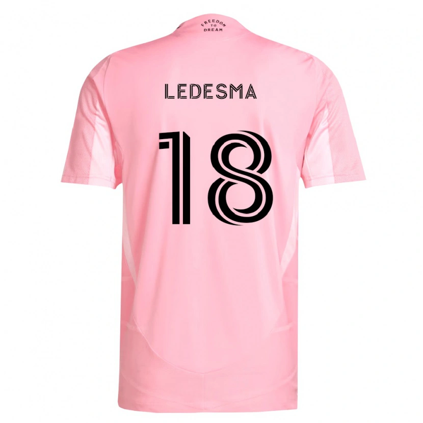Danxen Kinder Santiago Ledesma #18 Pink Schwarz Heimtrikot Trikot 2026/27 T-Shirt Österreich