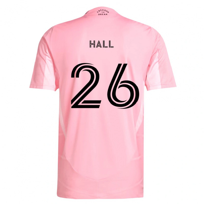 Danxen Kinder Tyler Hall #26 Pink Schwarz Heimtrikot Trikot 2026/27 T-Shirt Österreich