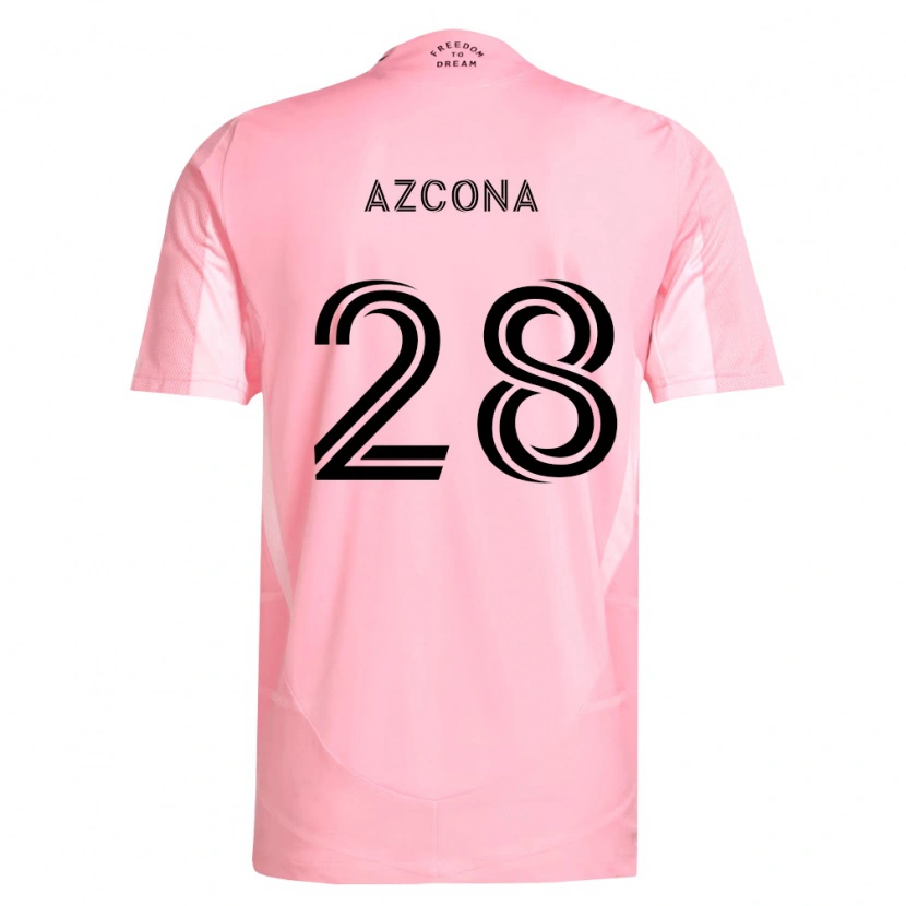 Danxen Kinder Edison Azcona #28 Pink Schwarz Heimtrikot Trikot 2026/27 T-Shirt Österreich