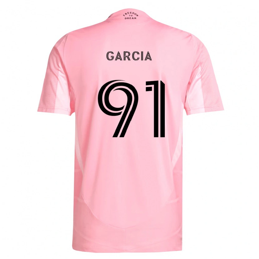 Danxen Kinder Lesther García #91 Pink Schwarz Heimtrikot Trikot 2026/27 T-Shirt Österreich