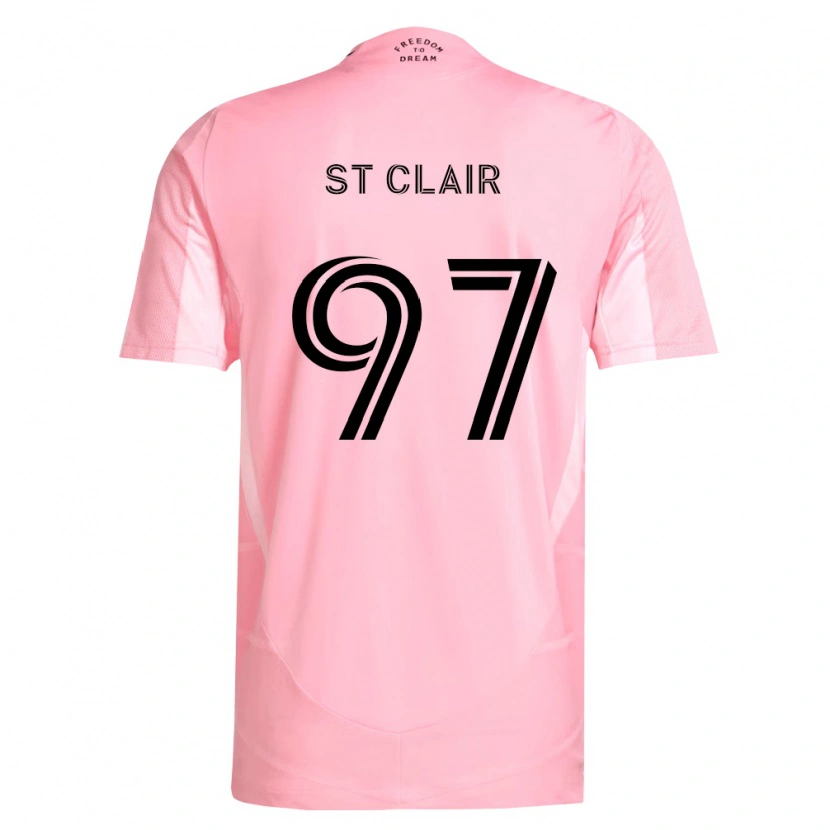 Danxen Kinder Dayne St. Clair #97 Pink Schwarz Heimtrikot Trikot 2026/27 T-Shirt Österreich