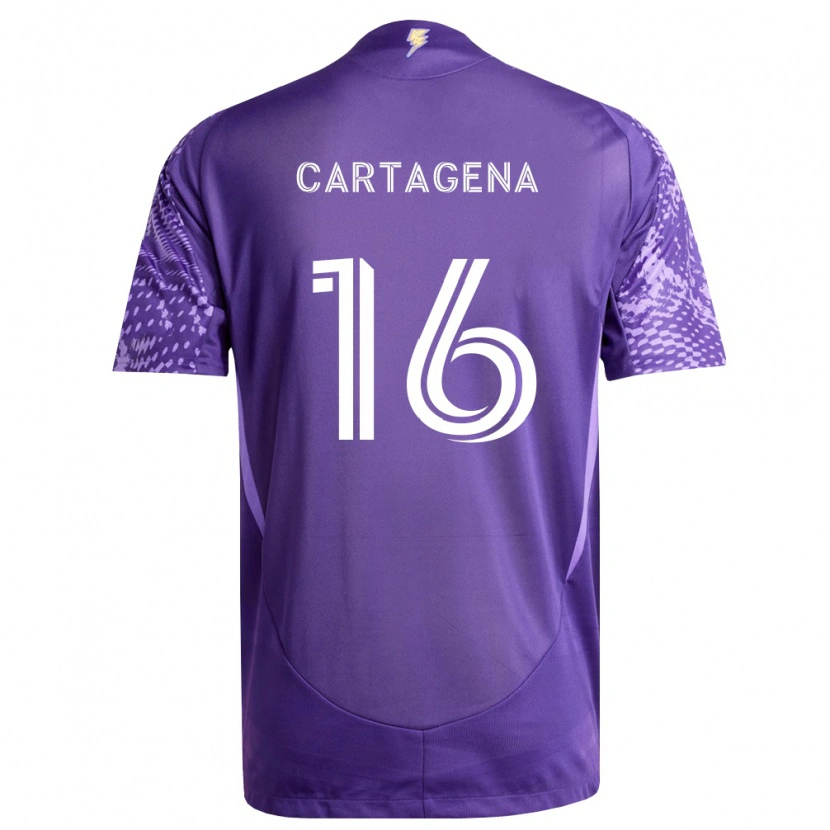Danxen Kinder Wilder Cartagena #16 Violett Weiß Heimtrikot Trikot 2026/27 T-Shirt Österreich
