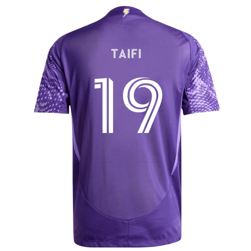 Danxen Kinder Zakaria Taifi #19 Violett Weiß Heimtrikot Trikot 2026/27 T-Shirt Österreich
