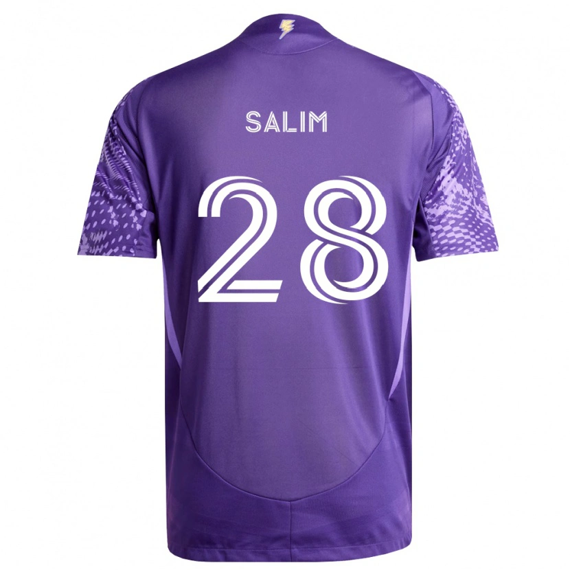 Danxen Kinder Abdi Salim #28 Violett Weiß Heimtrikot Trikot 2026/27 T-Shirt Österreich