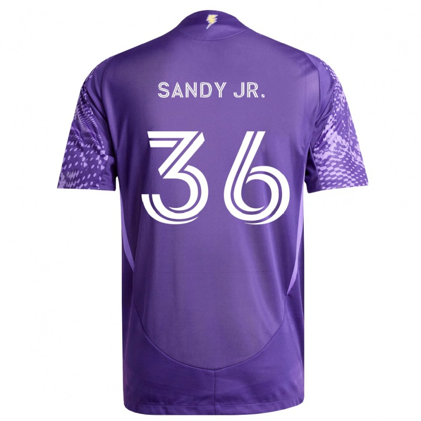 Danxen Kinder Titus Sandy Jr. #36 Violett Weiß Heimtrikot Trikot 2026/27 T-Shirt Österreich