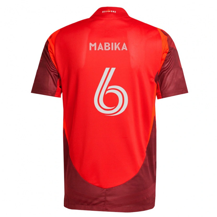 Danxen Kinder Aimé Mabika #6 Burgund Rot Heimtrikot Trikot 2026/27 T-Shirt Österreich