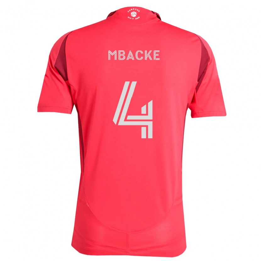 Danxen Kinder Mamadou Mbacke #4 Magenta Weiß Heimtrikot Trikot 2026/27 T-Shirt Österreich