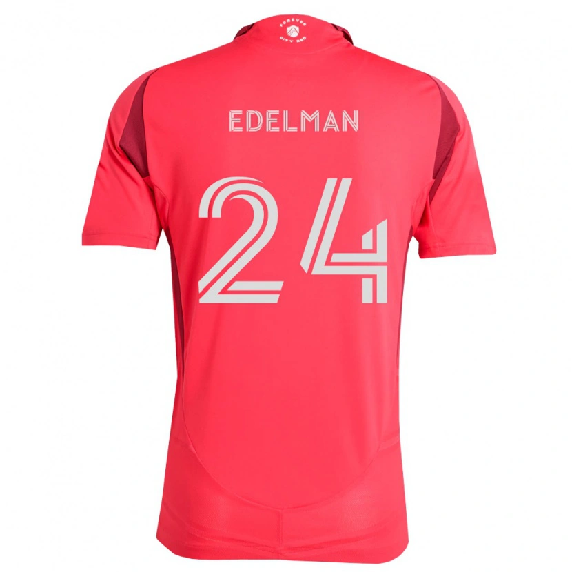 Danxen Kinder Daniel Edelman #24 Magenta Weiß Heimtrikot Trikot 2026/27 T-Shirt Österreich