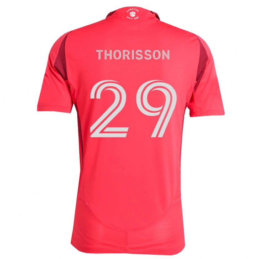 Danxen Kinder Nökkvi Thórisson #29 Magenta Weiß Heimtrikot Trikot 2026/27 T-Shirt Österreich