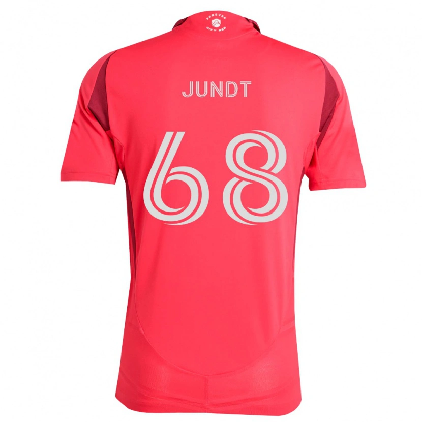 Danxen Kinder Alexander Jundt #68 Magenta Weiß Heimtrikot Trikot 2026/27 T-Shirt Österreich