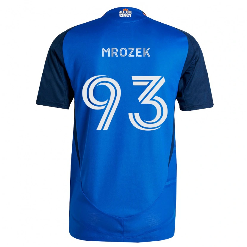 Danxen Kinder Fabian Mrozek #93 Königsblau Orange Heimtrikot Trikot 2026/27 T-Shirt Österreich
