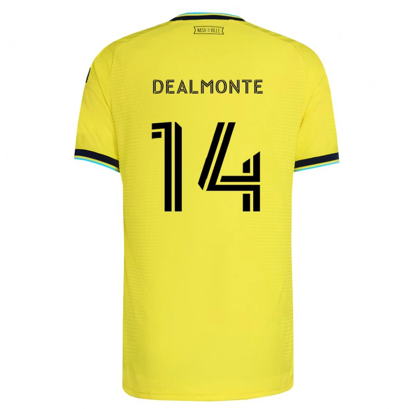 Danxen Kinder Charly Dealmonte #14 Hellgelb Marineblau Heimtrikot Trikot 2026/27 T-Shirt Österreich