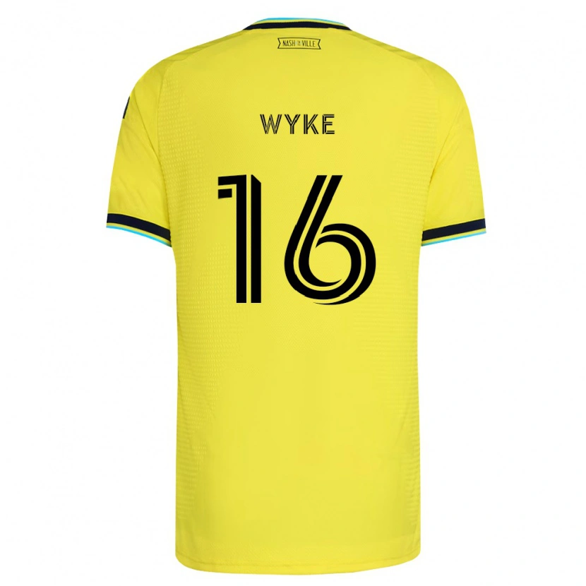 Danxen Kinder Laurence Wyke #16 Hellgelb Marineblau Heimtrikot Trikot 2026/27 T-Shirt Österreich