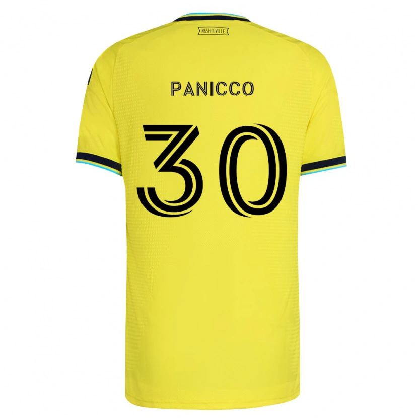 Danxen Kinder Elliot Panicco #30 Hellgelb Marineblau Heimtrikot Trikot 2026/27 T-Shirt Österreich