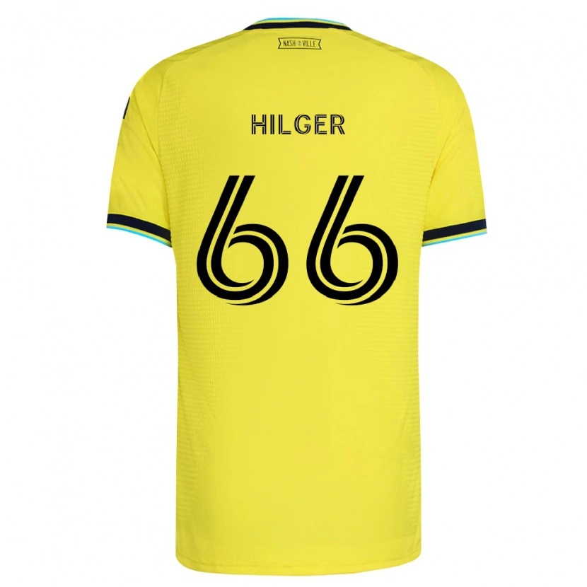 Danxen Kinder Brooks Hilger #66 Hellgelb Marineblau Heimtrikot Trikot 2026/27 T-Shirt Österreich