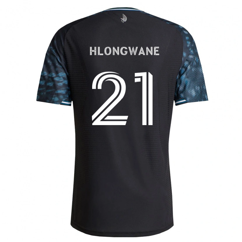 Danxen Kinder Bongokuhle Hlongwane #21 Schwarz Weiß Heimtrikot Trikot 2026/27 T-Shirt Österreich