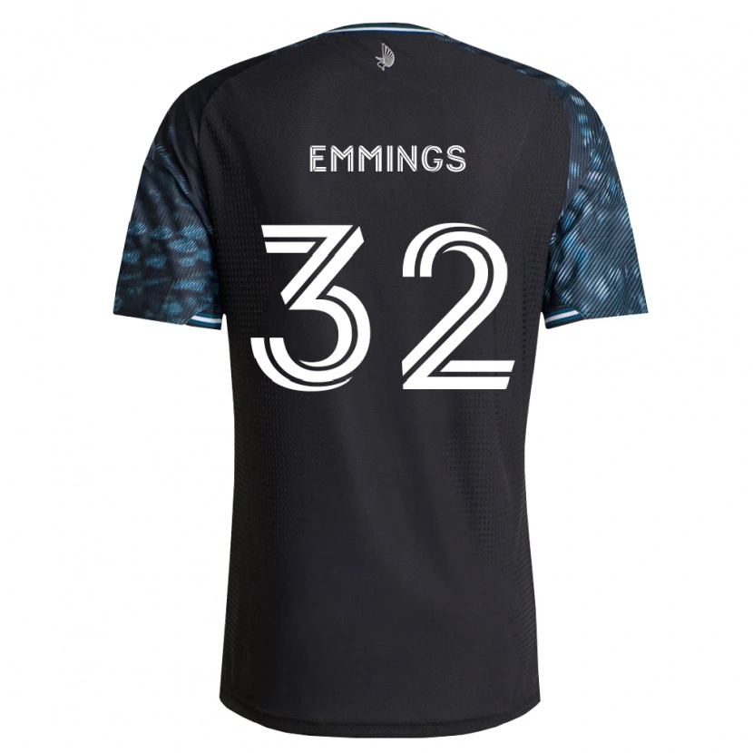 Danxen Kinder Fred Emmings #32 Schwarz Weiß Heimtrikot Trikot 2026/27 T-Shirt Österreich