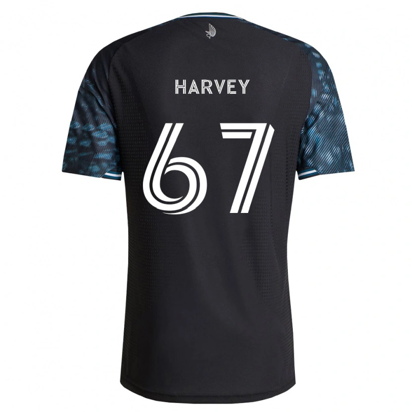 Danxen Kinder Carlos Harvey #67 Schwarz Weiß Heimtrikot Trikot 2026/27 T-Shirt Österreich