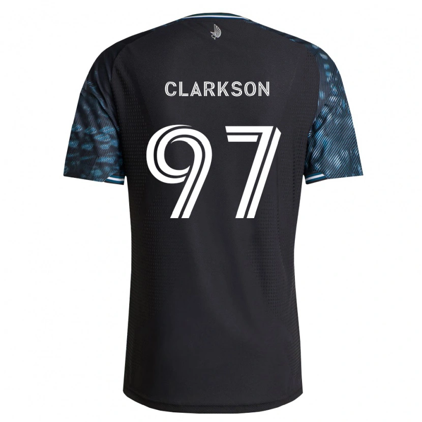 Danxen Kinder Jack Clarkson #97 Schwarz Weiß Heimtrikot Trikot 2026/27 T-Shirt Österreich