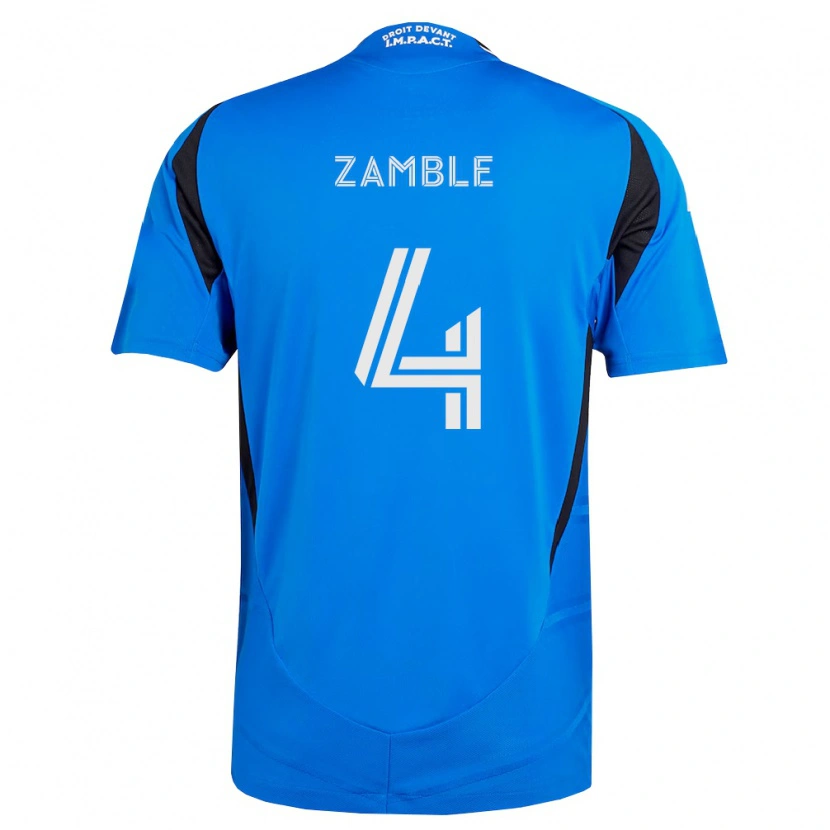 Danxen Kinder Ulrich Zamble #4 Blau Weiß Schwarz Heimtrikot Trikot 2026/27 T-Shirt Österreich